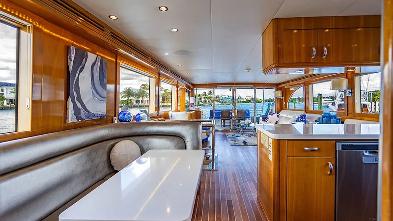 Slide: The Image of Hatteras Cockpit Motor Yacht 2003 - 4