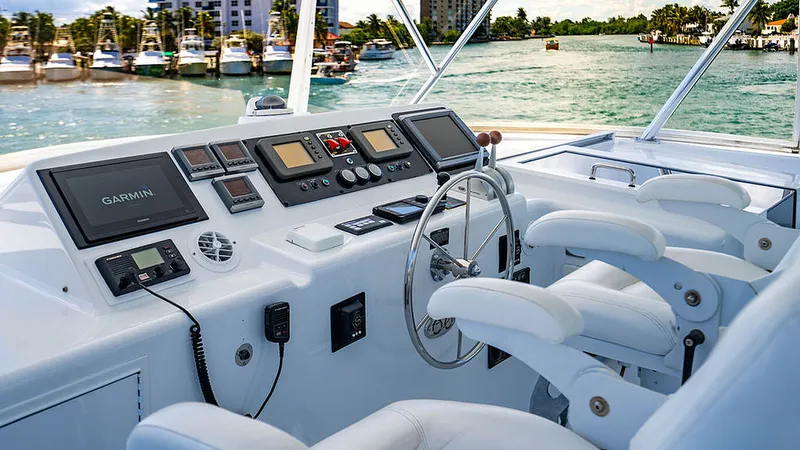 Slide: The Image of Hatteras Cockpit Motor Yacht 2003 - 22