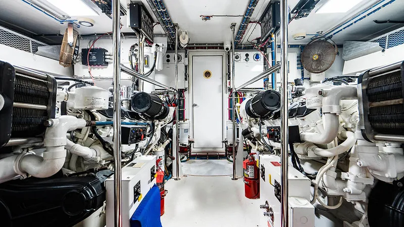 Slide: The Image of Hatteras Cockpit Motor Yacht 2003 - 29