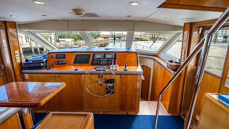 Slide: The Image of Hatteras Cockpit Motor Yacht 2003 - 7