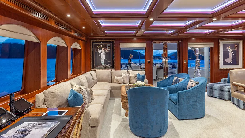 Slide: The Image of Trinity Tri-Deck Motor Yacht 2001 - 13