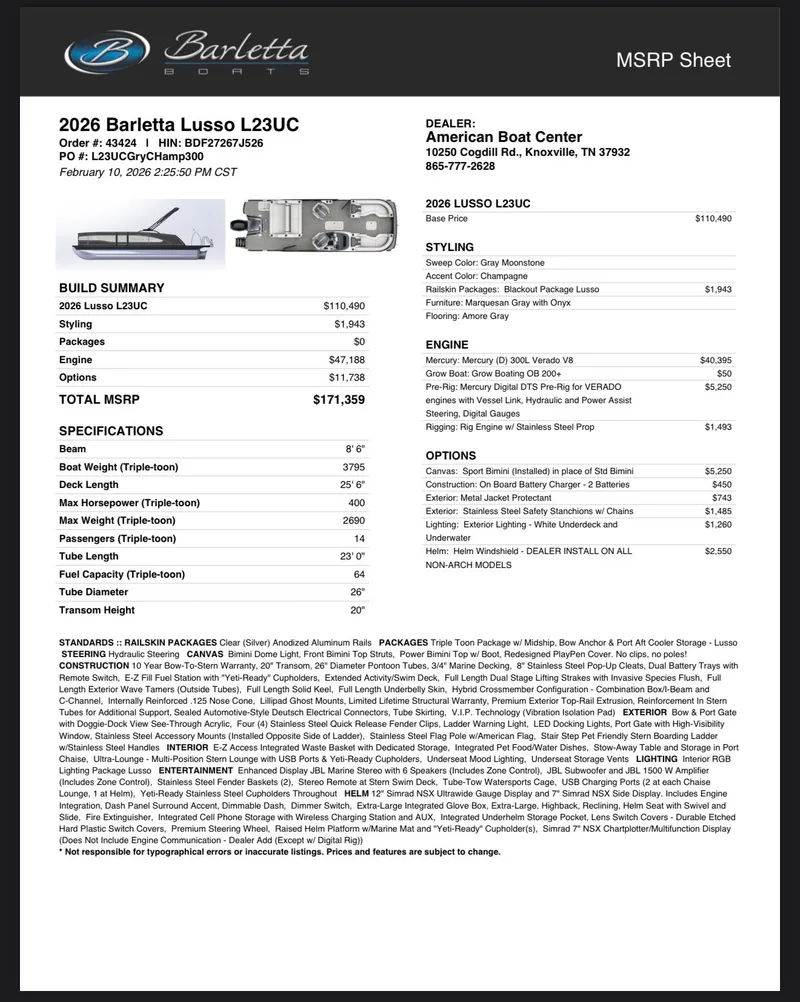 Slide: The Image of Barletta Lusso 23UC 2026 - 1