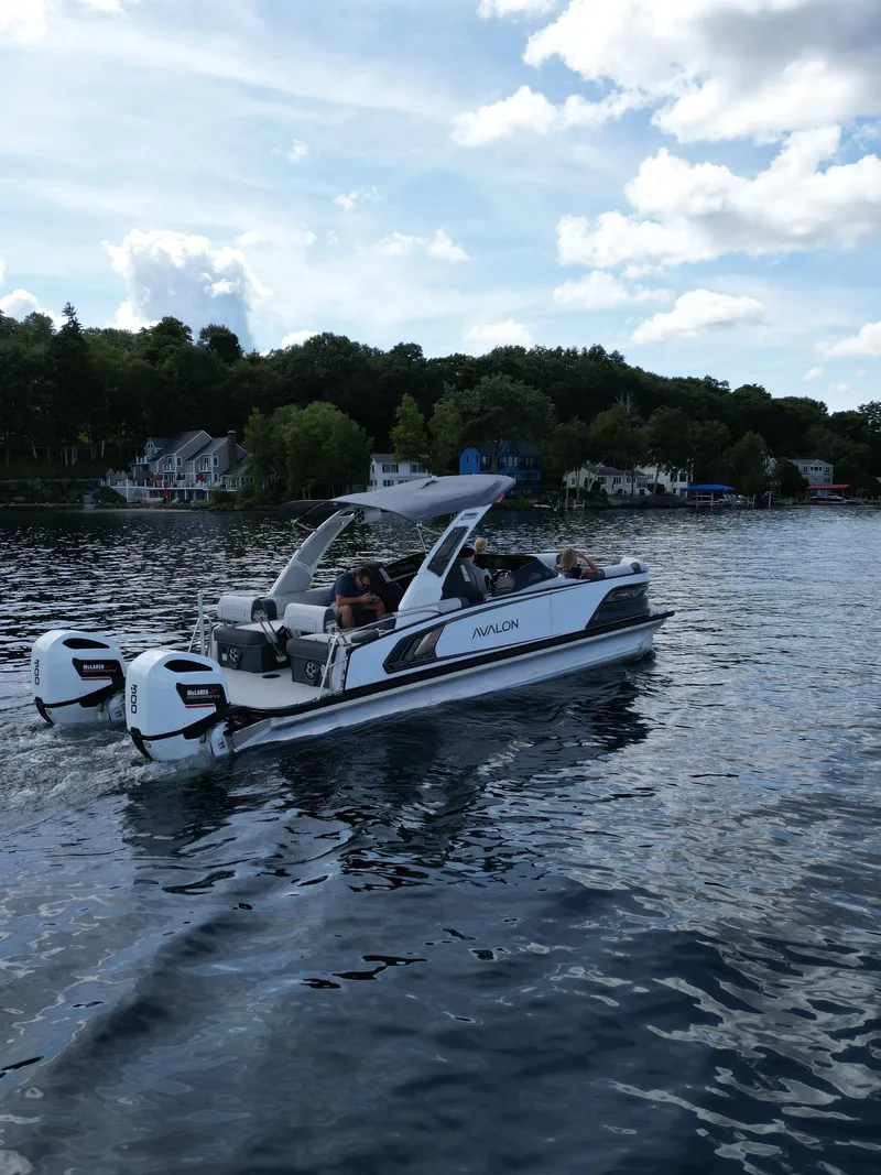 Slide: The Image of Avalon Excalibur LTD Quad Lounger Shift Windshield - 25 FT 2027 - 17