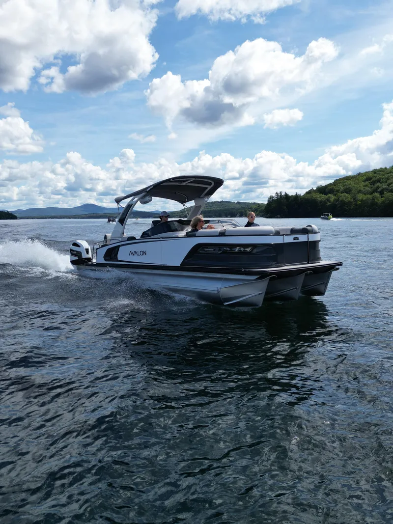 Slide: The Image of Avalon Excalibur LTD Quad Lounger Shift Windshield - 25 FT 2027 - 13