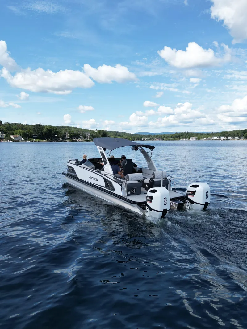 Slide: The Image of Avalon Excalibur LTD Quad Lounger Shift Windshield - 25 FT 2027 - 16
