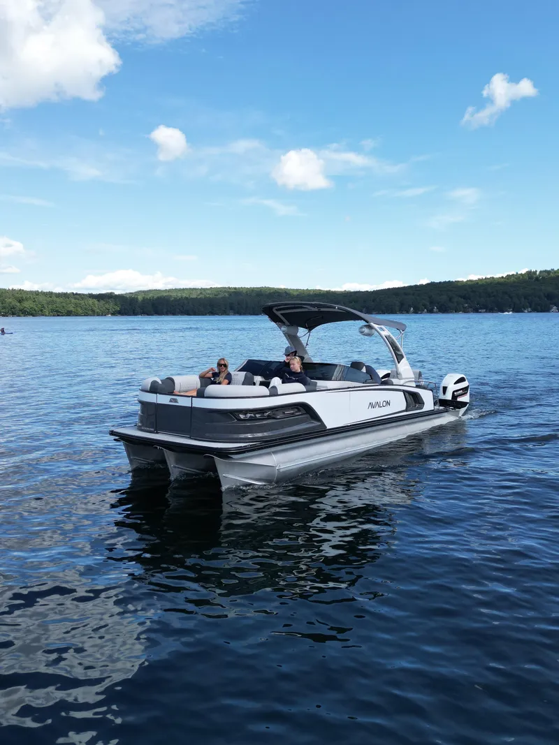 Slide: The Image of Avalon Excalibur LTD Quad Lounger Shift Windshield - 25 FT 2027 - 14