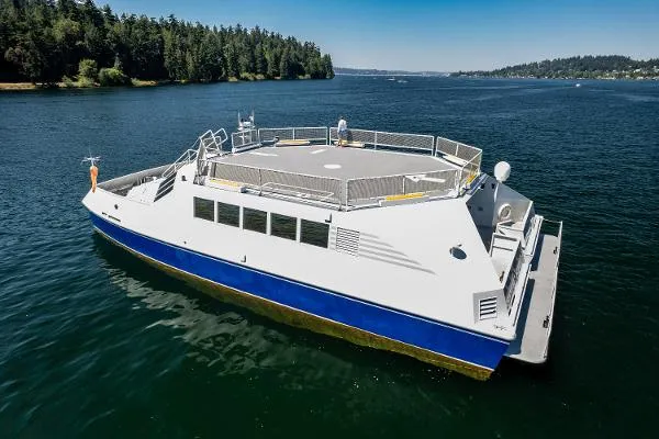 Slide: The Image of Dakota Creek Catamaran Helicopter Capable 1999 - 3