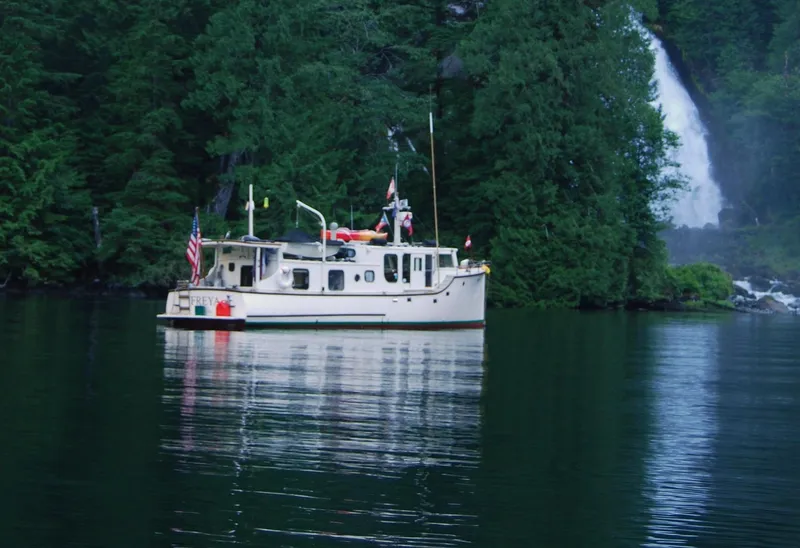 Slide: The Image of Historic Tacoma Boat Co Cruiser 1940 - 60
