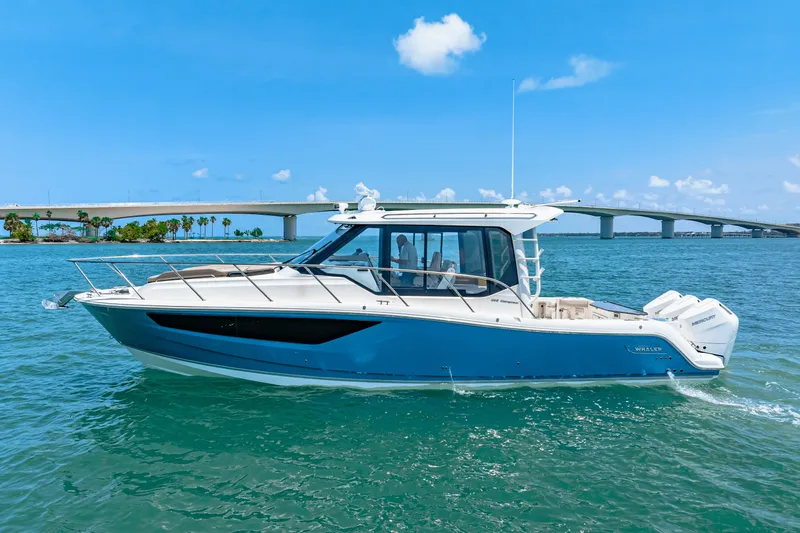 Slide: The Image of Boston Whaler 365 Conquest 2025 - 4