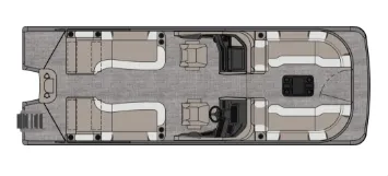 Slide: The Image of Avalon Excalibur LTD 25' Quad Lounger Shift Windshield 2027 - 1