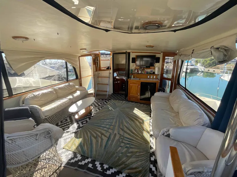 Slide: The Image of Californian 55 Cockpit Motor Yacht 1989 - 4