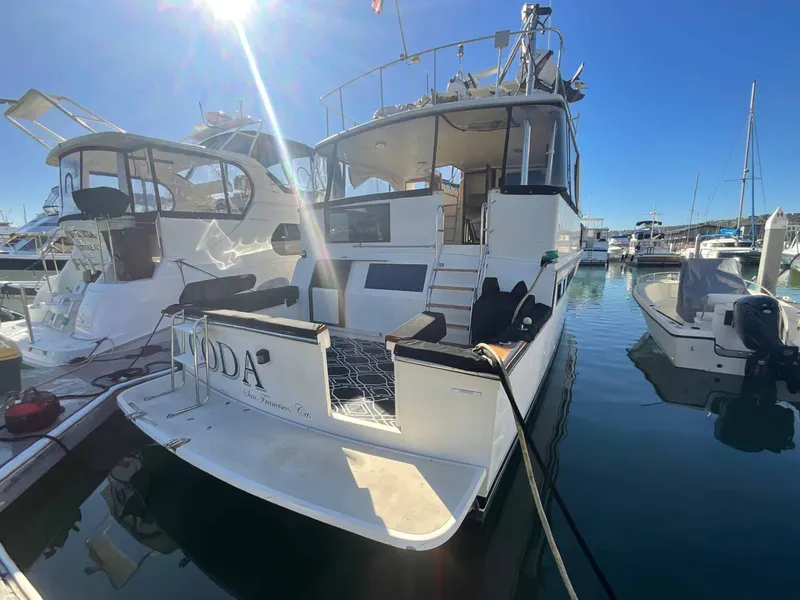 Slide: The Image of Californian 55 Cockpit Motor Yacht 1989 - 36
