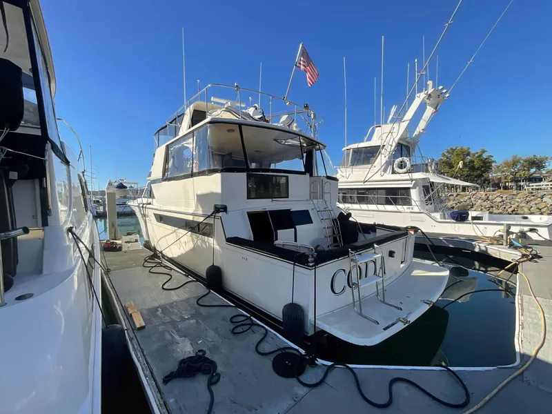 Slide: The Image of Californian 55 Cockpit Motor Yacht 1989 - 2