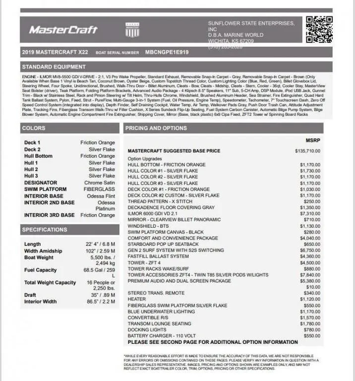 Slide: The Image of MasterCraft X22 2019 - 13