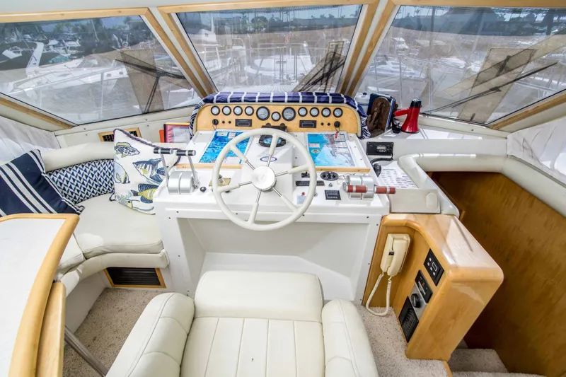 Slide: The Image of Navigator 53 pilothouse 1999 - 17