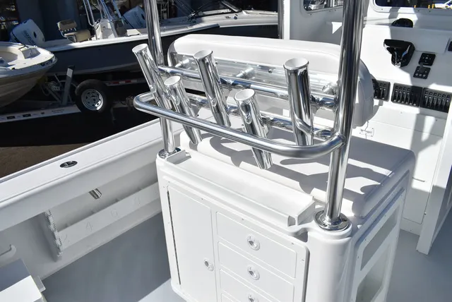 Slide: The Image of Steiger Craft 255 Chatham Center Console 2027 - 31