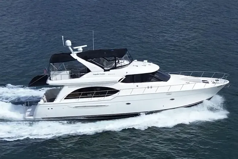 Slide: The Image of Meridian 580 Pilothouse 2005 - 2