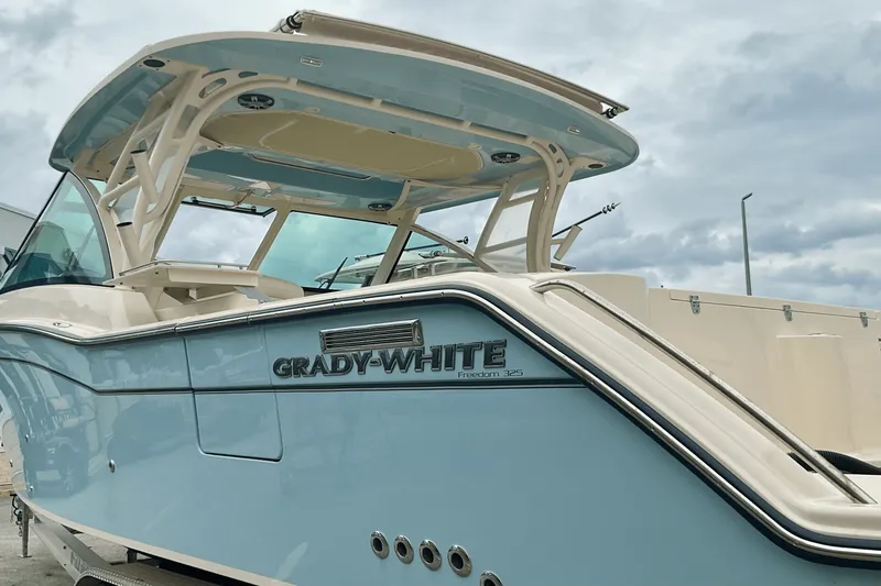 Slide: The Image of Grady-White Freedom 325 2025 - 2