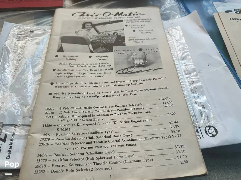 Slide: The Image of Chris-Craft Constellation 42 1959 - 11406148