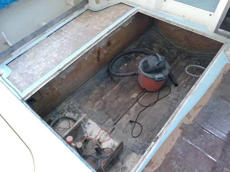 Slide: The Image of Photos of repair work being performed. - 11334415
