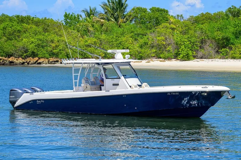 Slide: The Image of Everglades 355 Center Console 2018 - 2