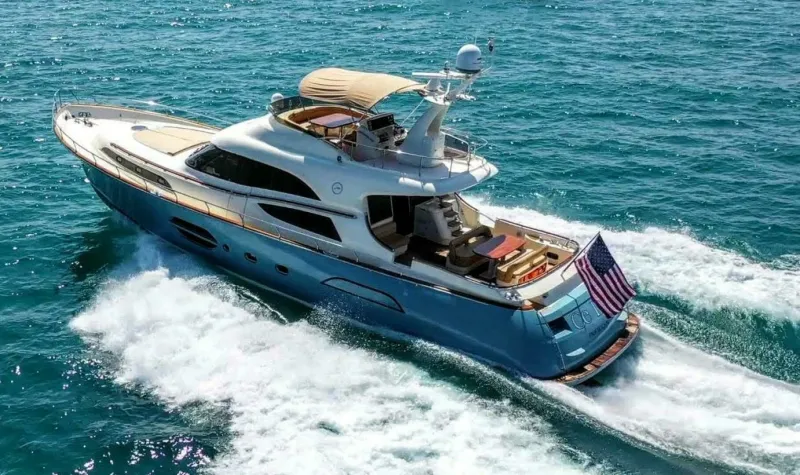 Slide: The Image of Model 74' Dolphin Category Motor Yachts 2006 - 7