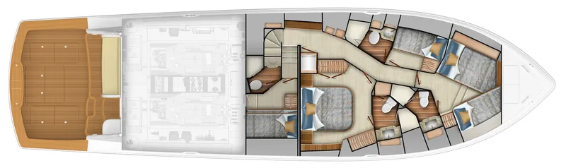 Slide: The Image of Lower Deck - Forward Cross Over Option  - 1209016