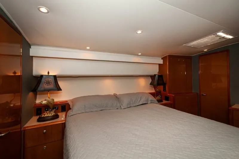 Slide: The Image of 2001 61 Viking Convertible Ellie B Master Stateroom - 6193030