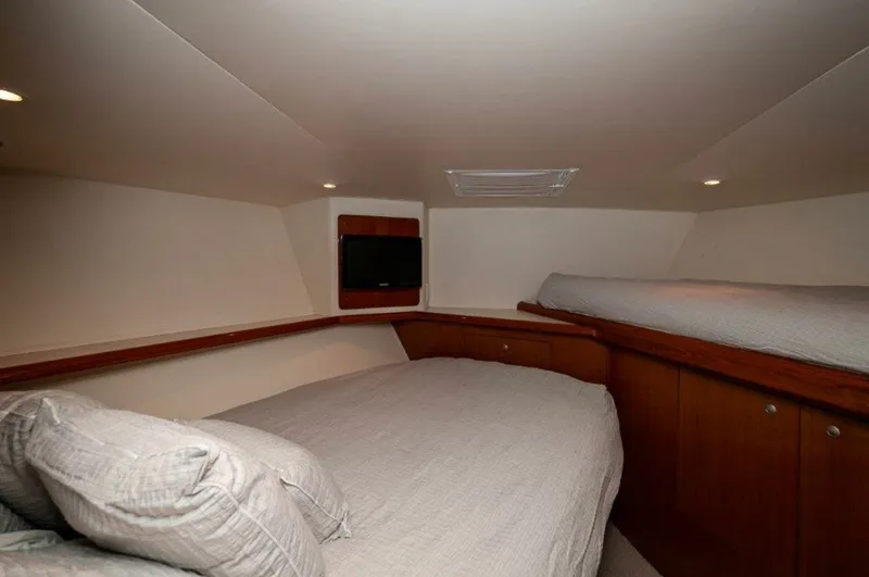 Slide: The Image of 2001 61 Viking Convertible Ellie B VIP Stateroom - 6193041