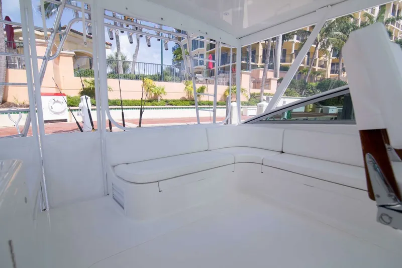 Slide: The Image of Viking 50 - Tiger Six - Helm Deck Seating 2021 Viking 50 Express - Tiger Six - 7668022