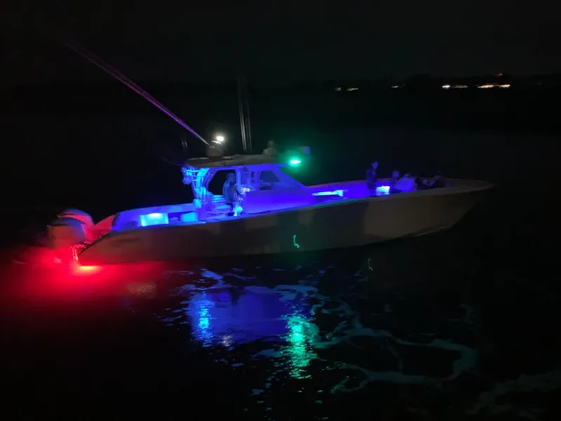 Slide: The Image of 2013 Yellowfin 42 - night-running 2013 Yellowfin 42 Center Console - 1472166