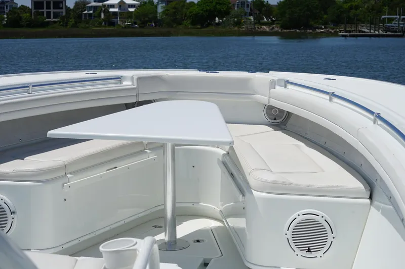 Slide: The Image of 2013 Yellowfin 42 - deck-table 2013 Yellowfin 42 Center Console - 1472144
