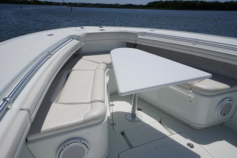 Slide: The Image of 2013 Yellowfin 42 - deck-seating 2013 Yellowfin 42 Center Console - 1472145