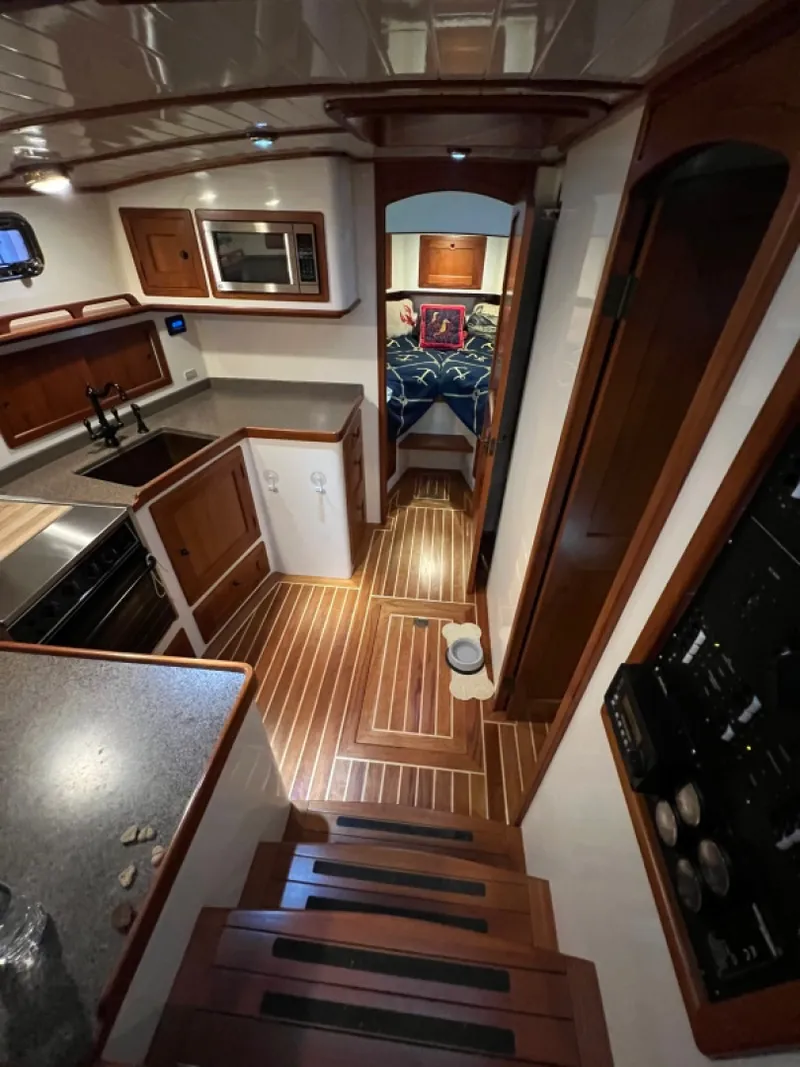 Slide: The Image of Galley Looking Forward to Stateroom - 3155495