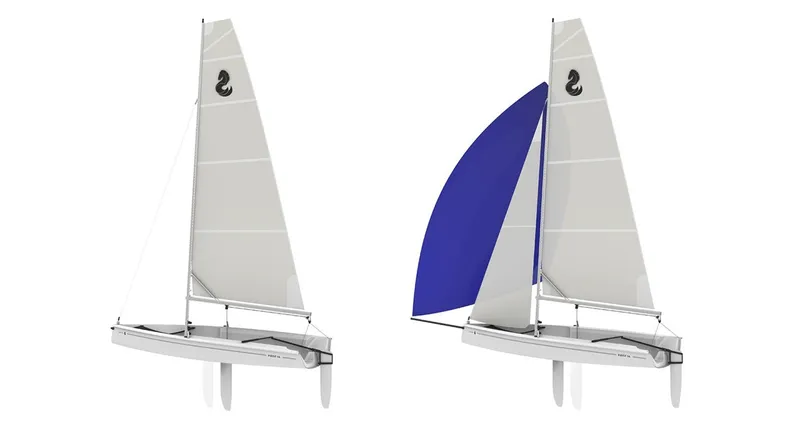 Slide: The Image of Beneteau First 14 Sail Configuration - 1696098