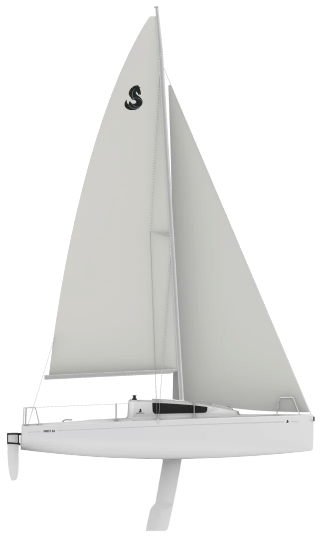 Slide: The Image of Beneteau First 24 Sail Plan - 2471677