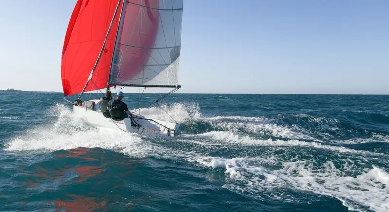The Image of Beneteau FIRST 18 SE downwind Blasting around - 1709214