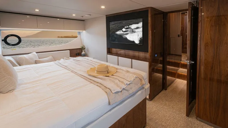 Slide: The Image of 019 Riviera 64 SMY SII Master Stateroom 1 - 5755542
