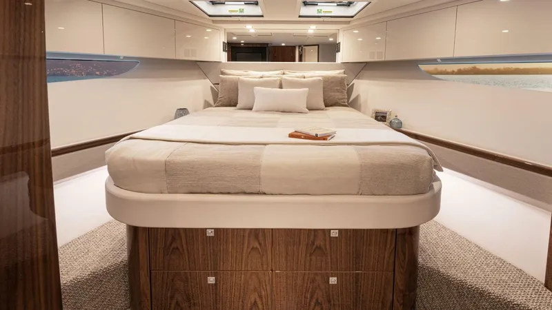 Slide: The Image of 021 Riviera 64 SMY SII Forward VIP Stateroom - 5755540