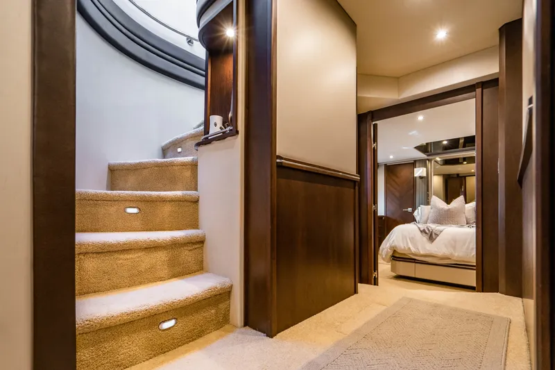 Slide: The Image of Marquis 72 - Maya - Stairs 2015 Marquis 72 Flybridge - Maya - 3148830