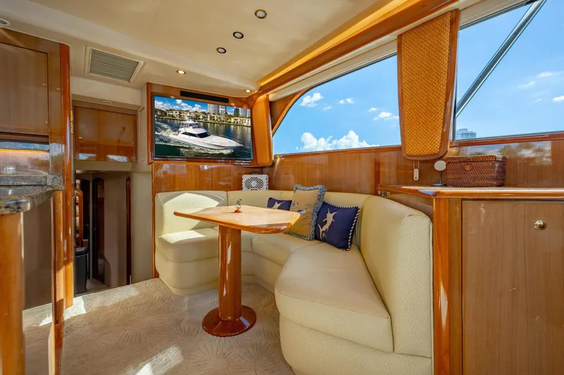 Slide: The Image of Viking 52 - Heyca I - Dinette  2007 Viking 52 Convertible - Heyca I  - 3563799