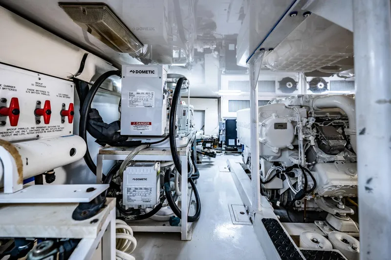 Slide: The Image of Viking 52 - Heyca I - Engine Room 2007 Viking 52 Convertible - Heyca I  - 3563815