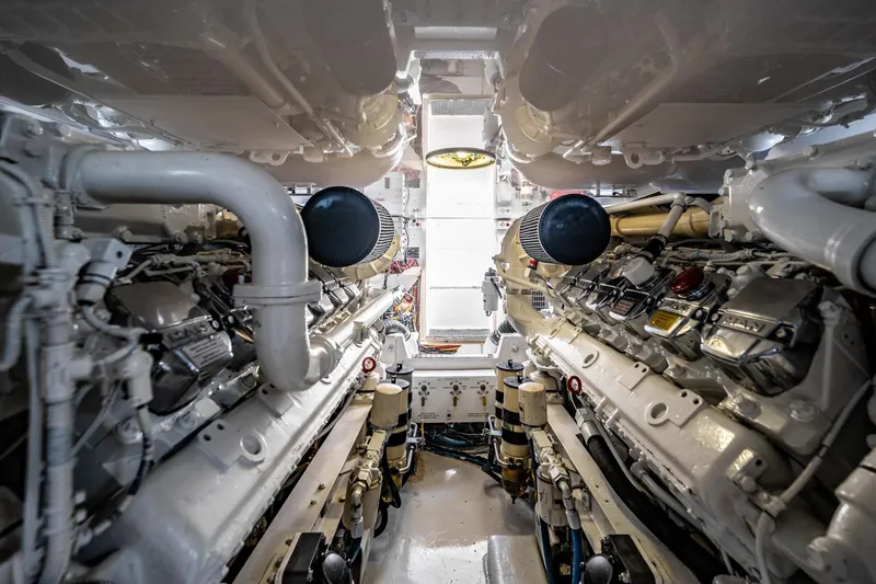 Slide: The Image of Viking 52 - Heyca I - Engine Room 2007 Viking 52 Convertible - Heyca I  - 3563816