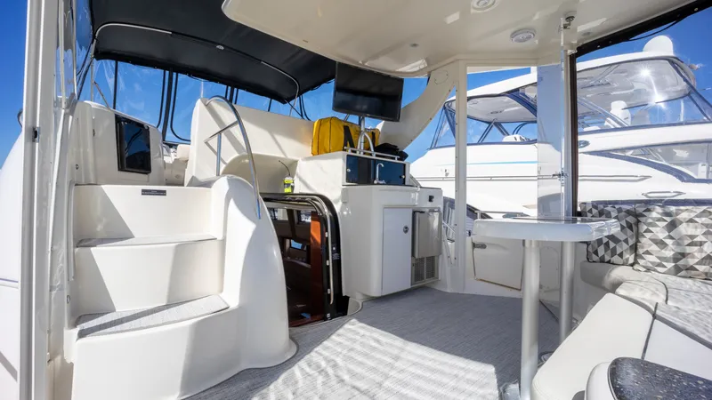 Slide: The Image of Meridian 45- Swimm eze - Aft seating 2008 Meridian 45 Motor Yacht - Swimm eze - 3186300