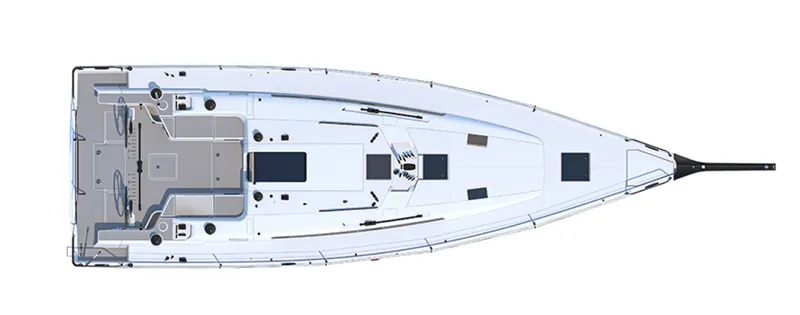 Slide: The Image of Beneteau First 44 Performance Racing Deck Layout - 3261890