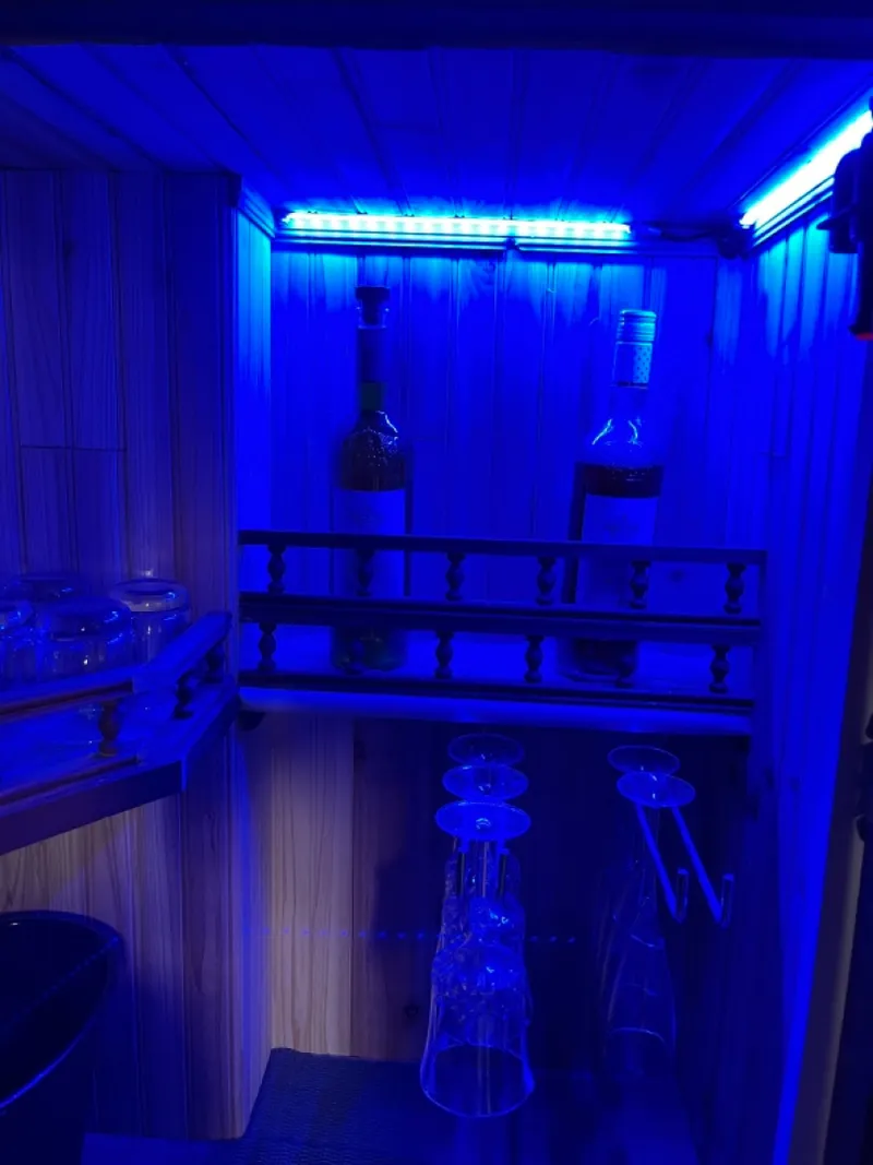 Slide: The Image of 20 Under The Wire 1979 Chris Craft Catalina Light On Liquor Cabinet - 3286265