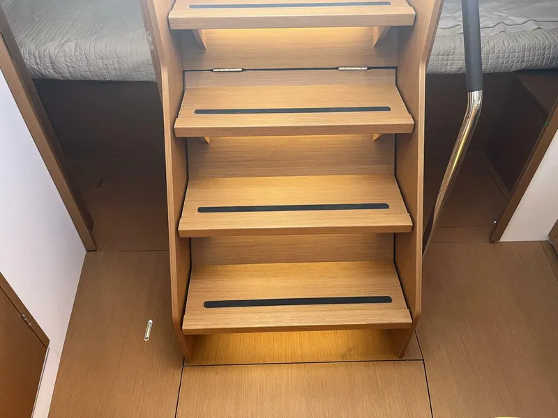 Slide: The Image of 2023 Beneteau First 44 Companionway Steps  - 4917894