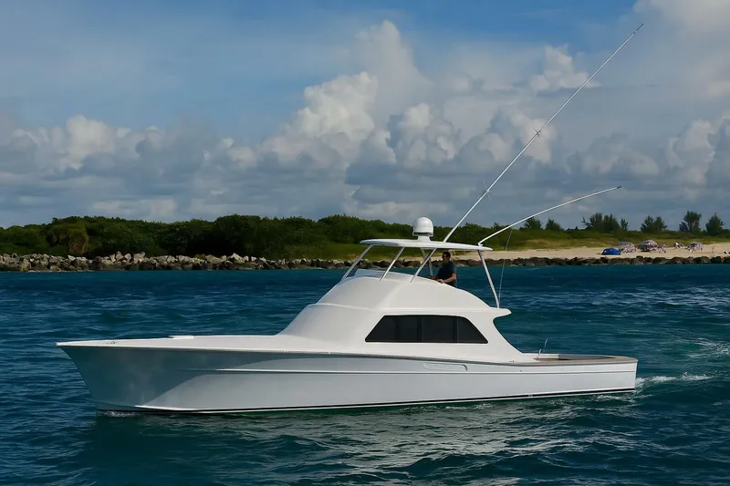 Slide: The Image of No tower/hard top AI generated image with tower, portholes & wave brake removed - 5854141