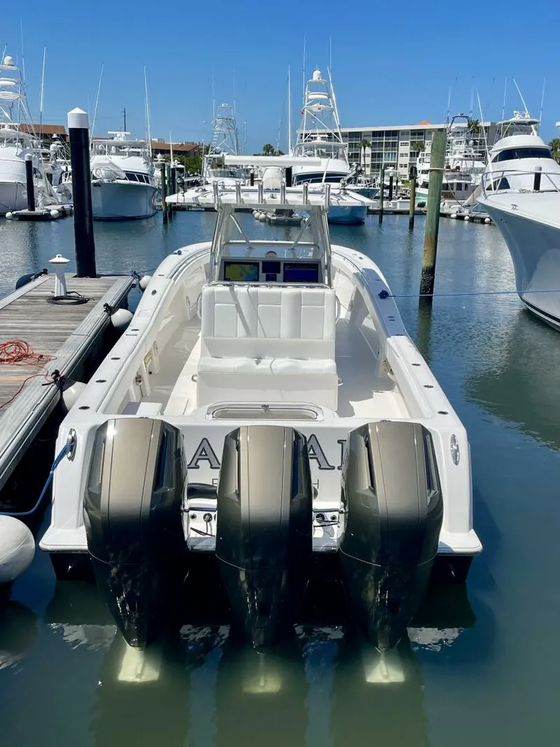Slide: The Image of Outboard Engines on the 2014 42' Invincible CaryAli - 5219714