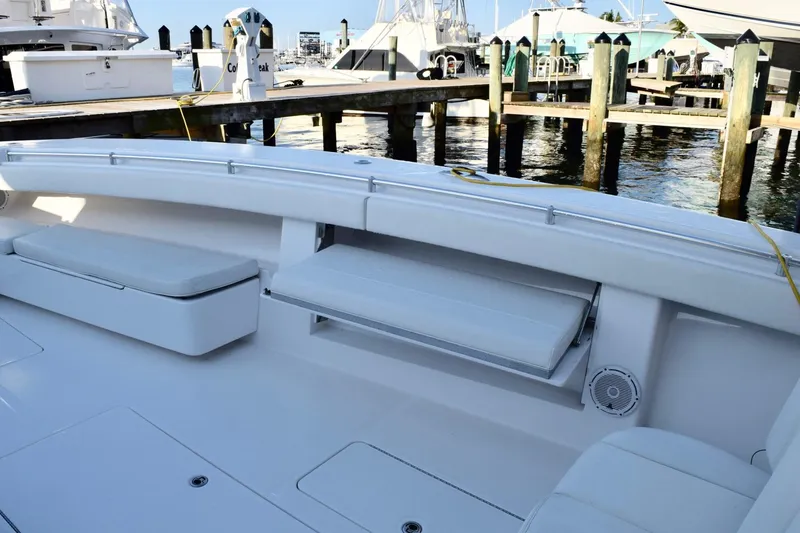 Slide: The Image of Forward Seating and Bow Area on the 2014 42' Invincible CaryAli - 3333635